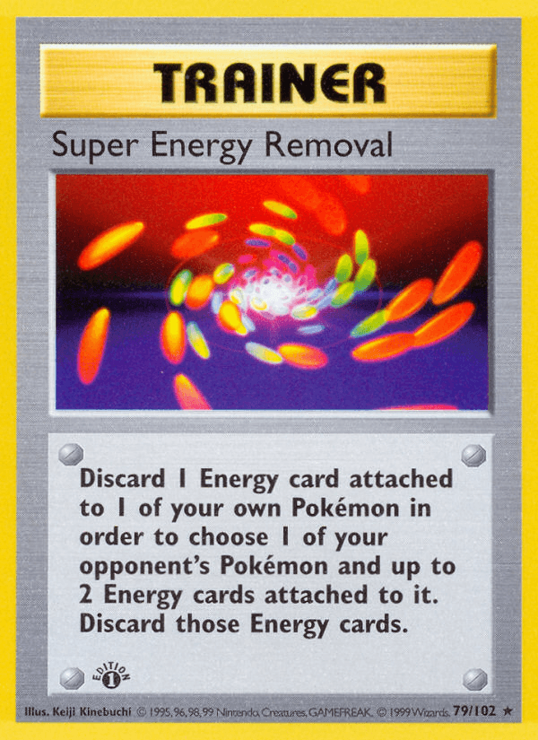 Super Energy Removal z edície Base, karta č.79