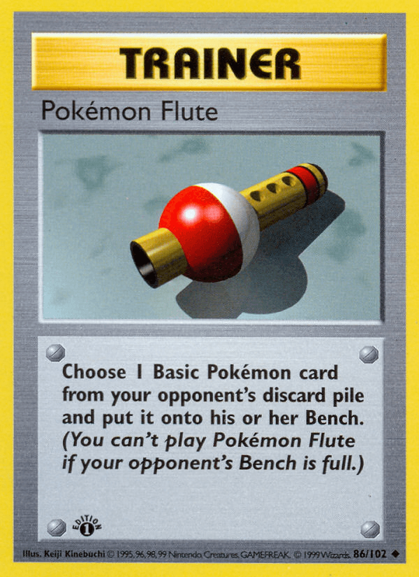 Pokémon Flute z edície Base, karta č.86