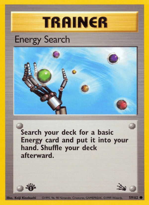 Energy Search z edície Fossil, karta č.59