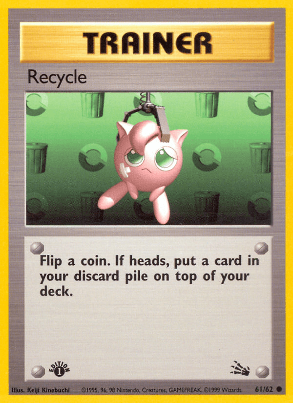 Recycle z edície Fossil, karta č.61