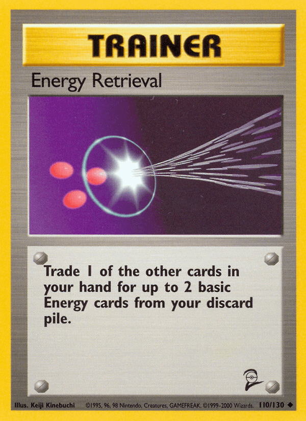 Energy Retrieval z edície Base Set 2, karta č.110