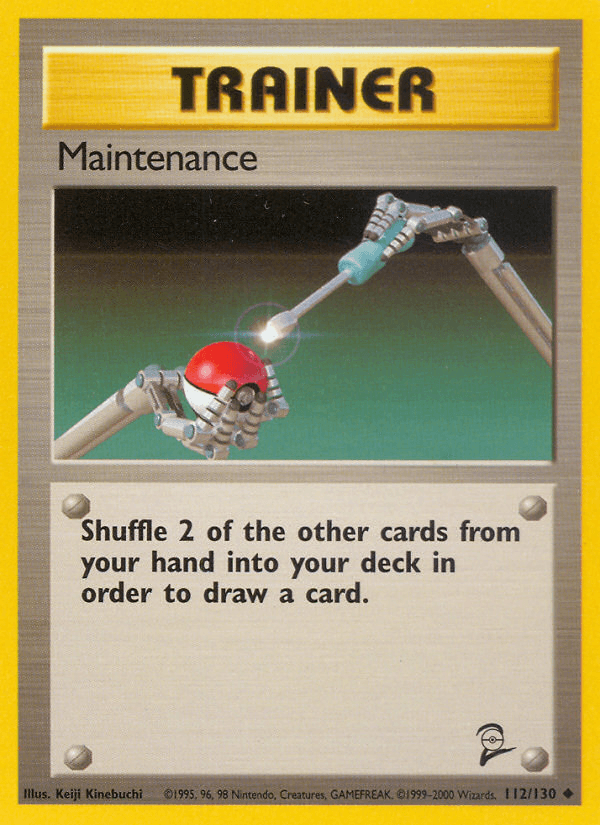Maintenance z edície Base Set 2, karta č.112