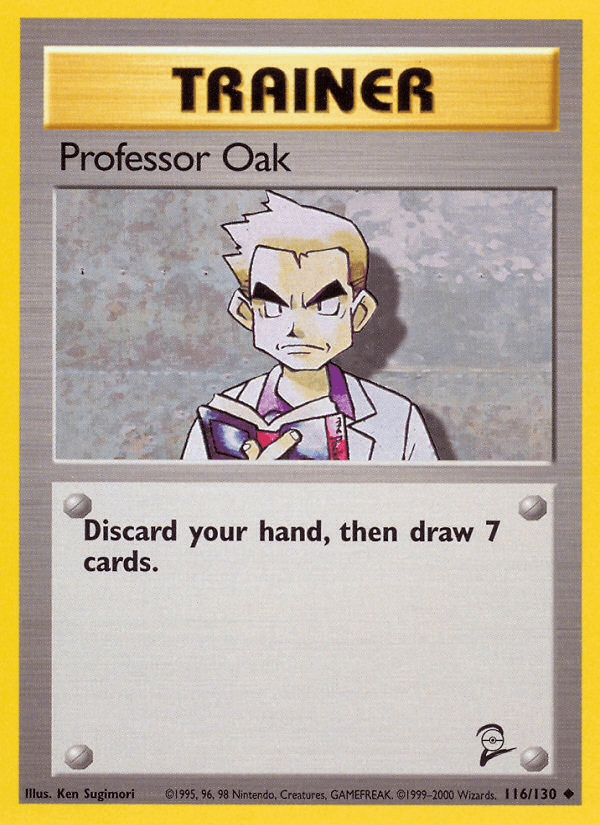 Professor Oak z edície Base Set 2, karta č.116