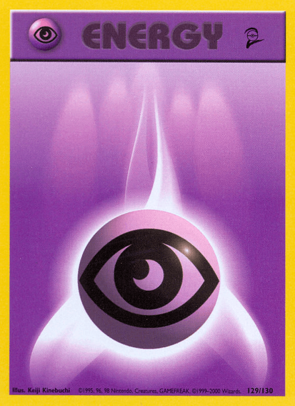Psychic Energy z edície Base Set 2, karta č.129