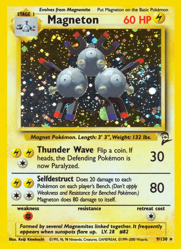 Magneton z edície Base Set 2, karta č.9