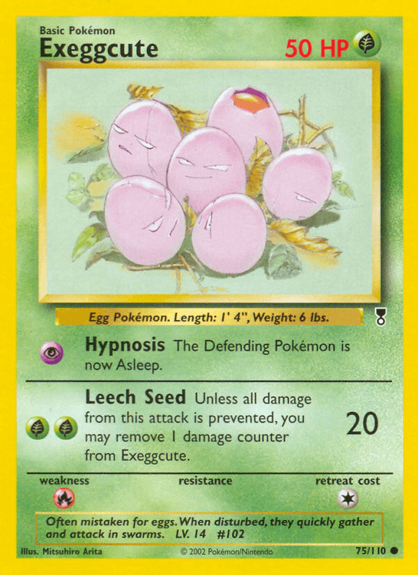Exeggcute z edície Legendary Collection, karta č.75