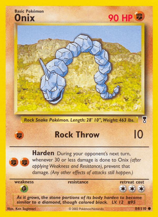Onix z edície Legendary Collection, karta č.84