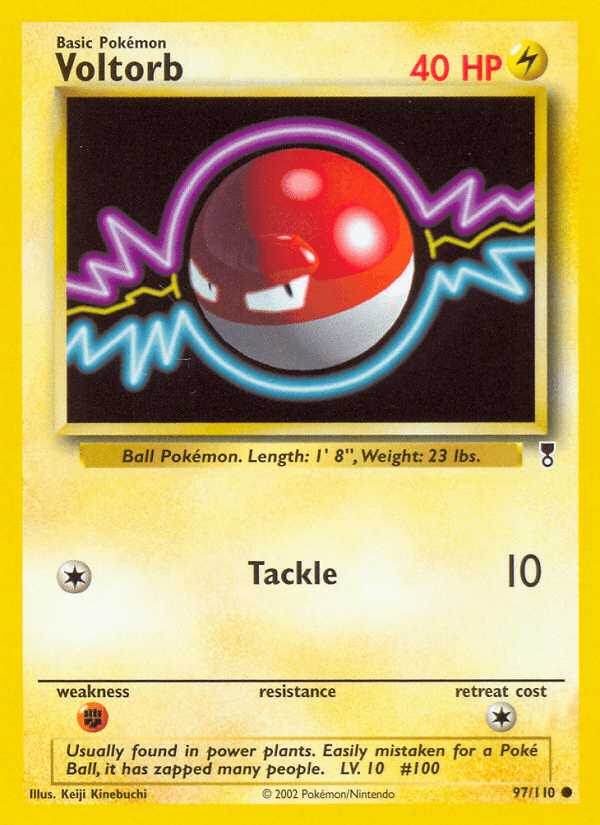Voltorb z edície Legendary Collection, karta č.97