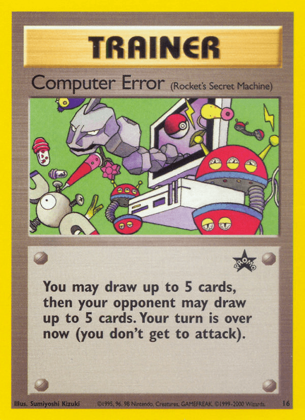 Computer Error z edície Wizards Black Star Promos, karta č.16