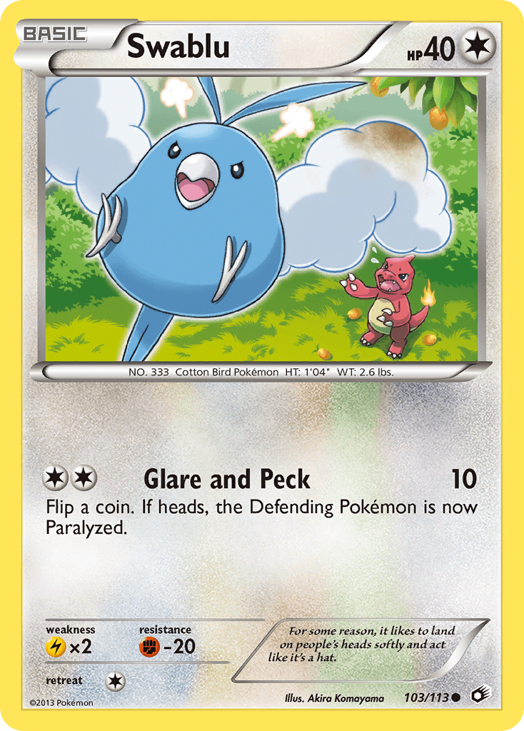 Swablu z edície Legendary Treasures, karta č.103