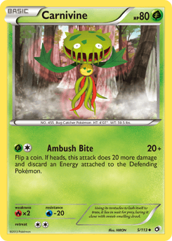Carnivine z edície Legendary Treasures, karta č.5