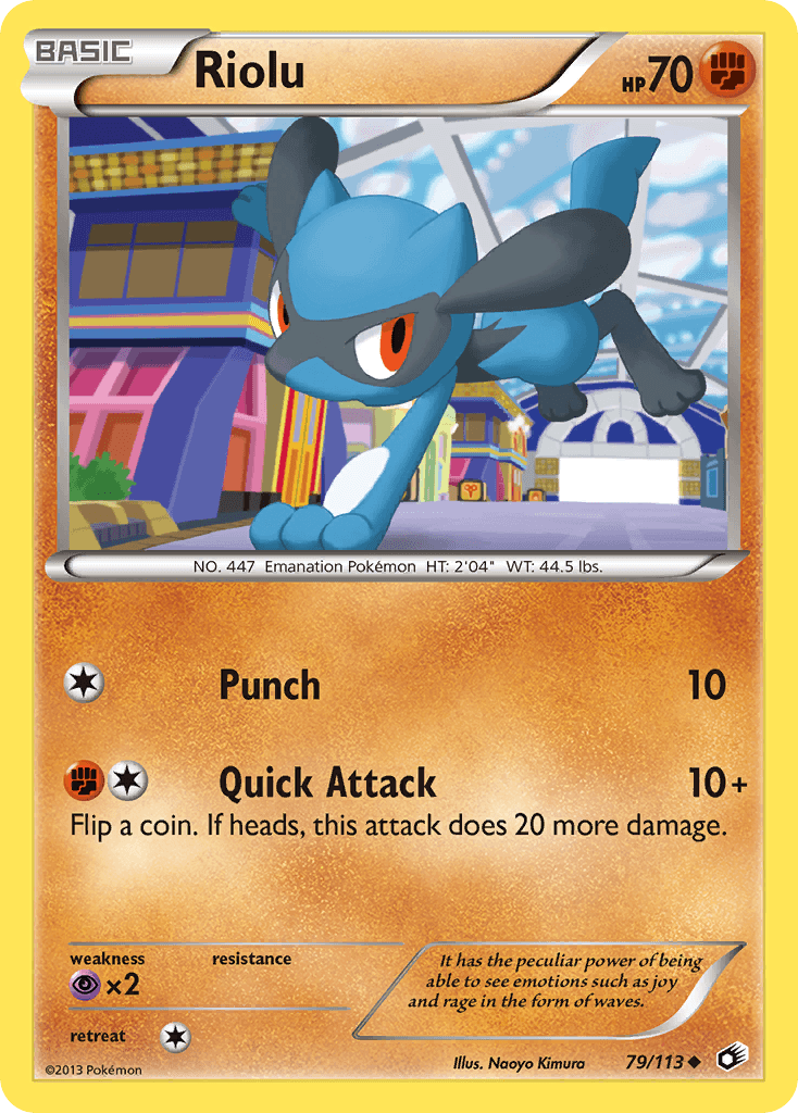 Riolu z edície Legendary Treasures, karta č.79