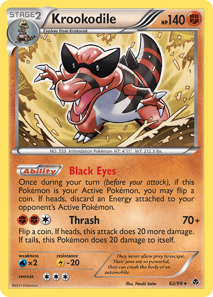 Krookodile z edície Emerging Powers, karta č.62