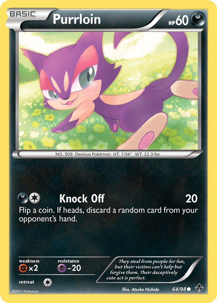 Purrloin z edície Emerging Powers, karta č.64
