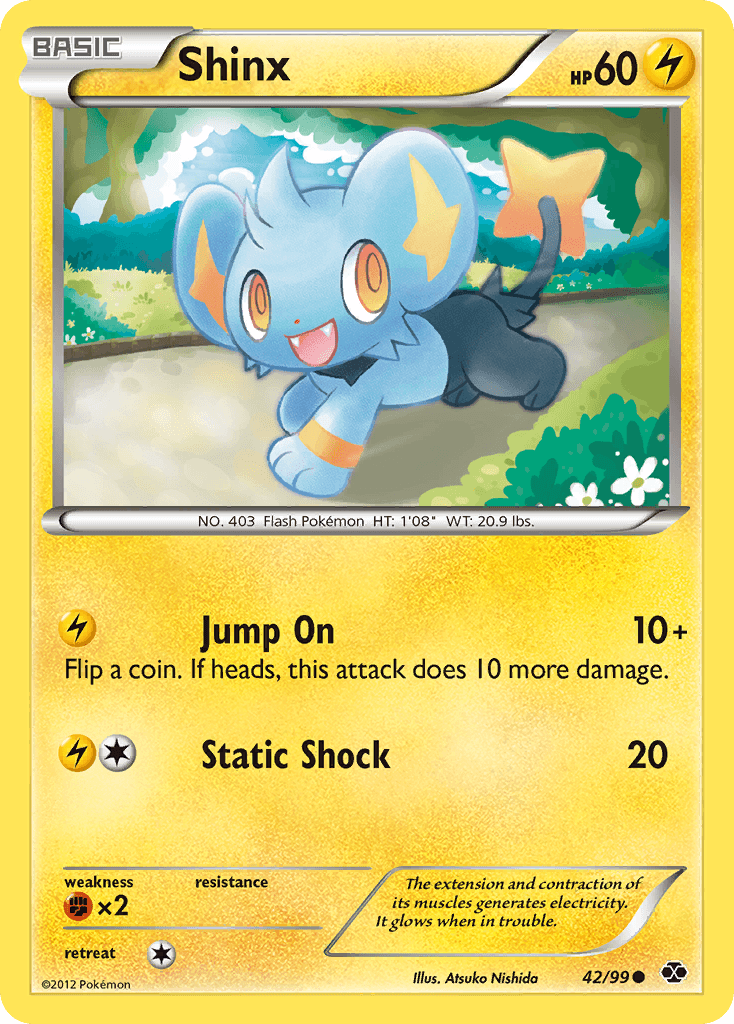 Shinx z edície Next Destinies, karta č.42