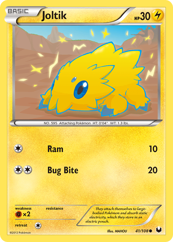 Joltik z edície Dark Explorers, karta č.41