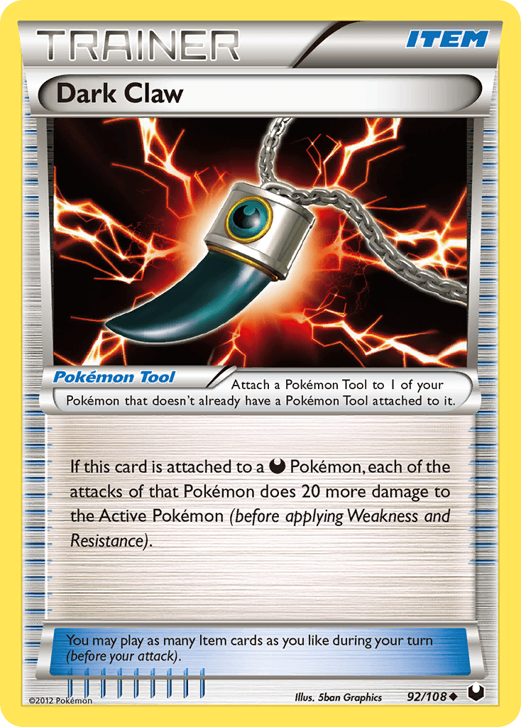 Dark Claw z edície Dark Explorers, karta č.92