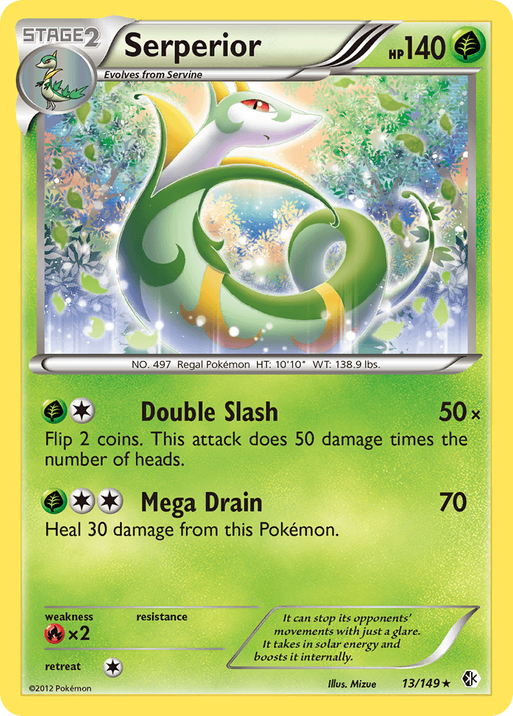 Serperior z edície Boundaries Crossed, karta č.13