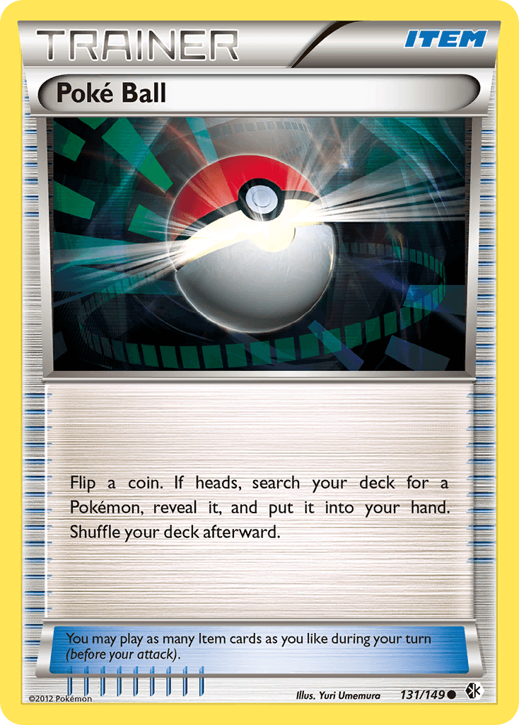 Poké Ball z edície Boundaries Crossed, karta č.131