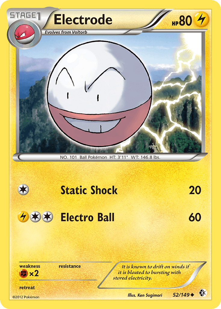Electrode z edície Boundaries Crossed, karta č.52