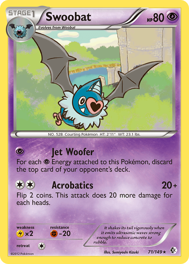Swoobat z edície Boundaries Crossed, karta č.71