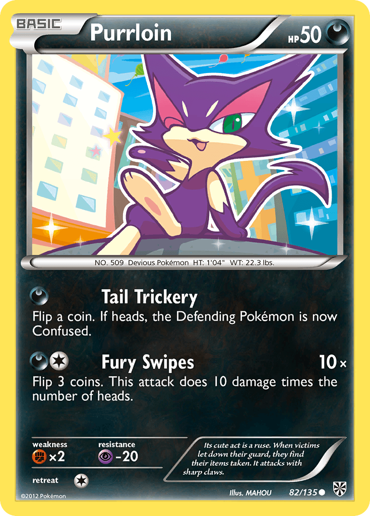 Purrloin z edície Plasma Storm, karta č.82