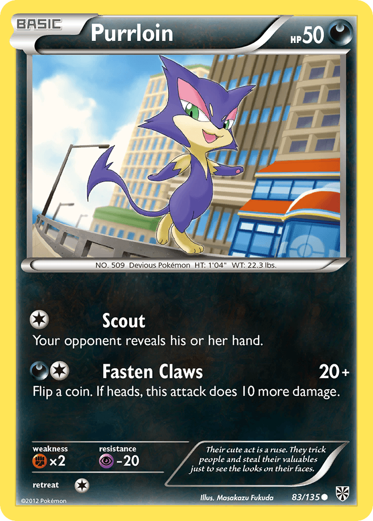 Purrloin z edície Plasma Storm, karta č.83