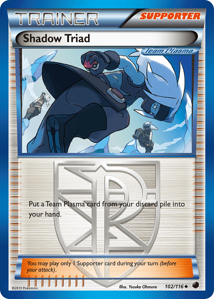 Shadow Triad z edície Plasma Freeze, karta č.102
