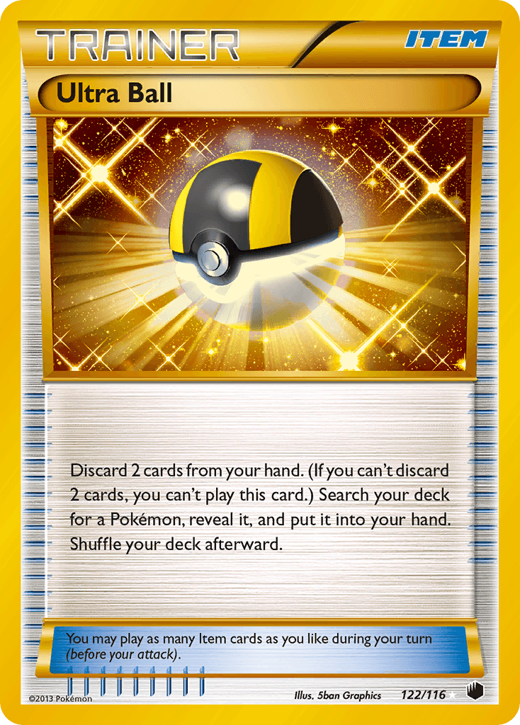 Ultra Ball z edície Plasma Freeze, karta č.122