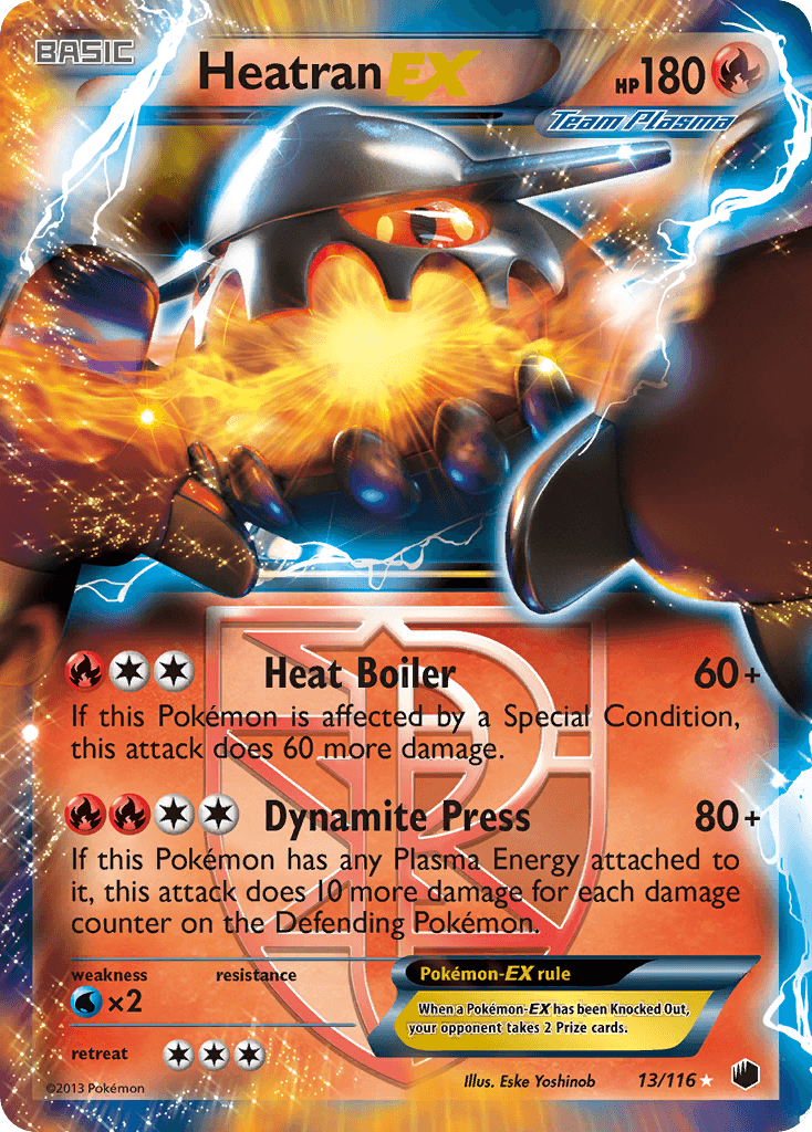 Heatran-EX z edície Plasma Freeze, karta č.13