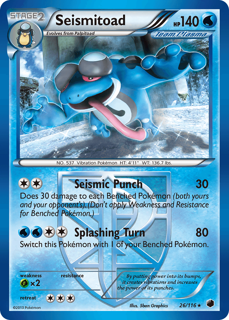 Seismitoad z edície Plasma Freeze, karta č.26