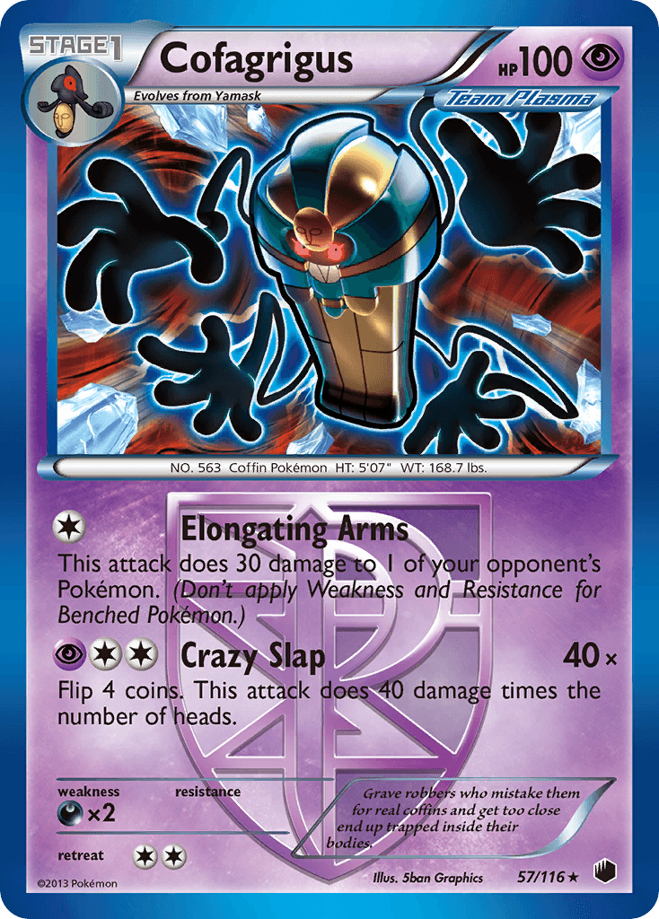 Cofagrigus z edície Plasma Freeze, karta č.57