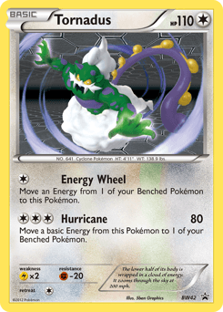 Tornadus z edície BW Black Star Promos, karta č.BW42