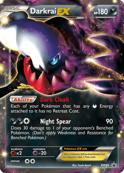 Darkrai-EX z edície BW Black Star Promos, karta č.BW46
