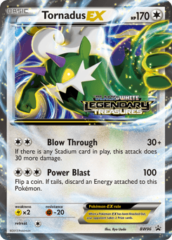 Tornadus-EX z edície BW Black Star Promos, karta č.BW96