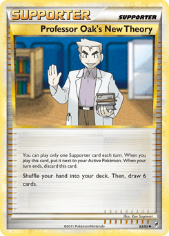 Professor Oak's New Theory z edície Call of Legends, karta č.83