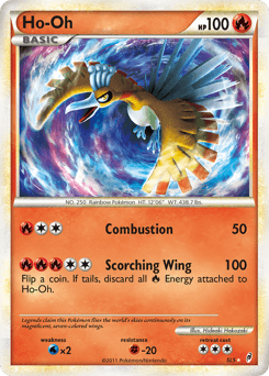 Ho-Oh z edície Call of Legends, karta č.SL5