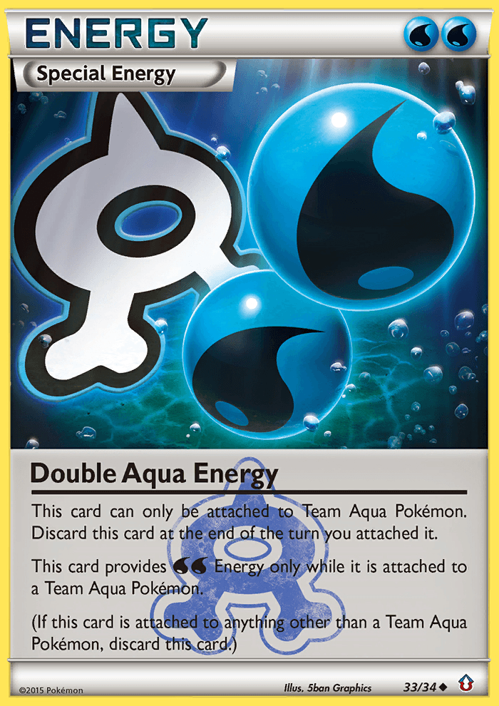 Double Aqua Energy z edície Double Crisis, karta č.33