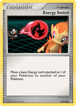 Energy Switch z edície Diamond & Pearl, karta č.107