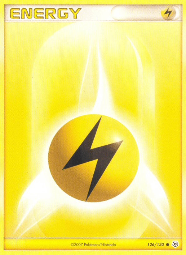 Lightning Energy z edície Diamond & Pearl, karta č.126