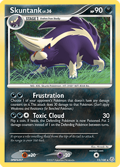 Skuntank z edície Diamond & Pearl, karta č.15