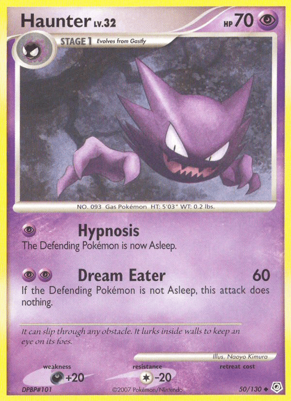 Haunter z edície Diamond & Pearl, karta č.50