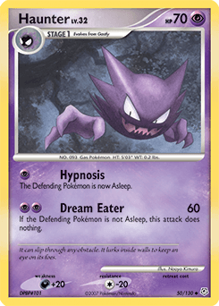 Haunter z edície Diamond & Pearl, karta č.50