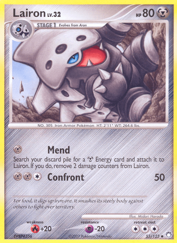 Lairon z edície Mysterious Treasures, karta č.53