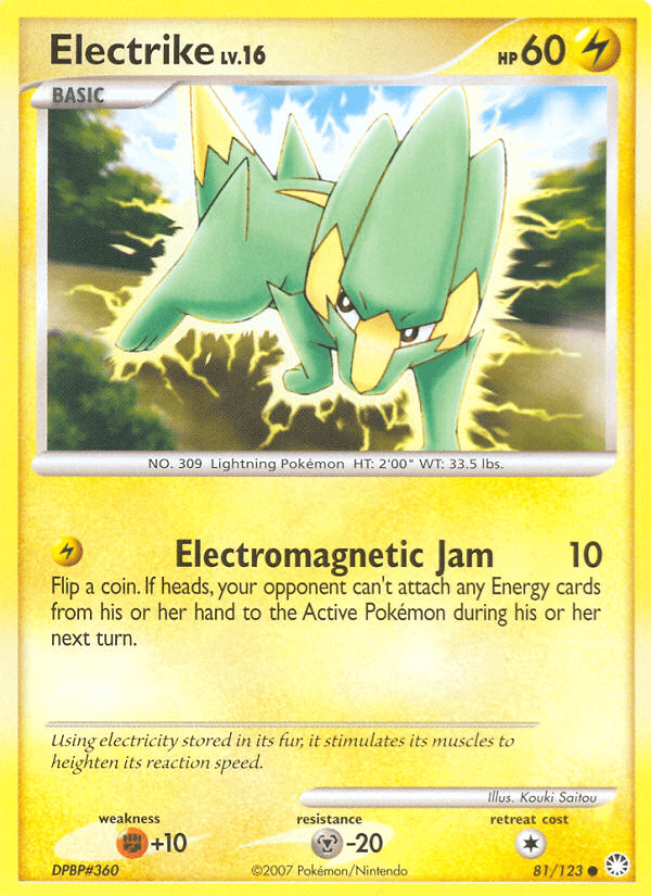Electrike z edície Mysterious Treasures, karta č.81
