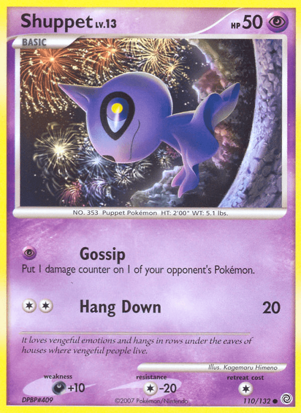 Shuppet z edície Secret Wonders, karta č.110