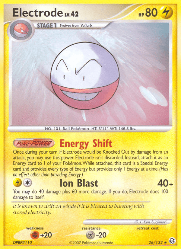 Electrode z edície Secret Wonders, karta č.26