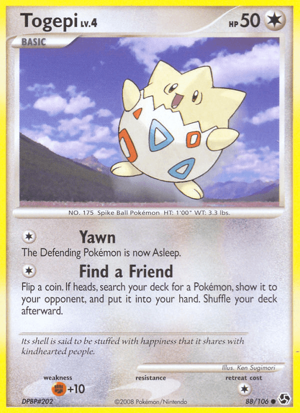 Togepi z edície Great Encounters, karta č.88