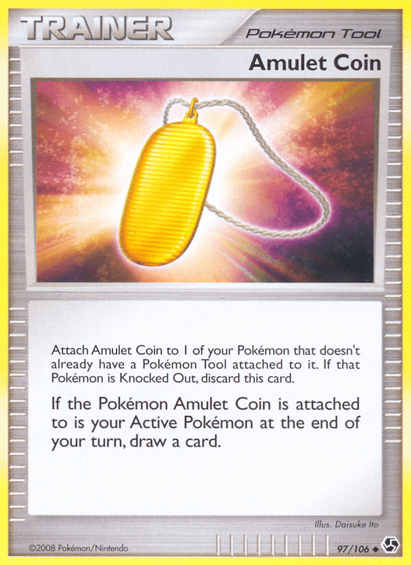 Amulet Coin z edície Great Encounters, karta č.97