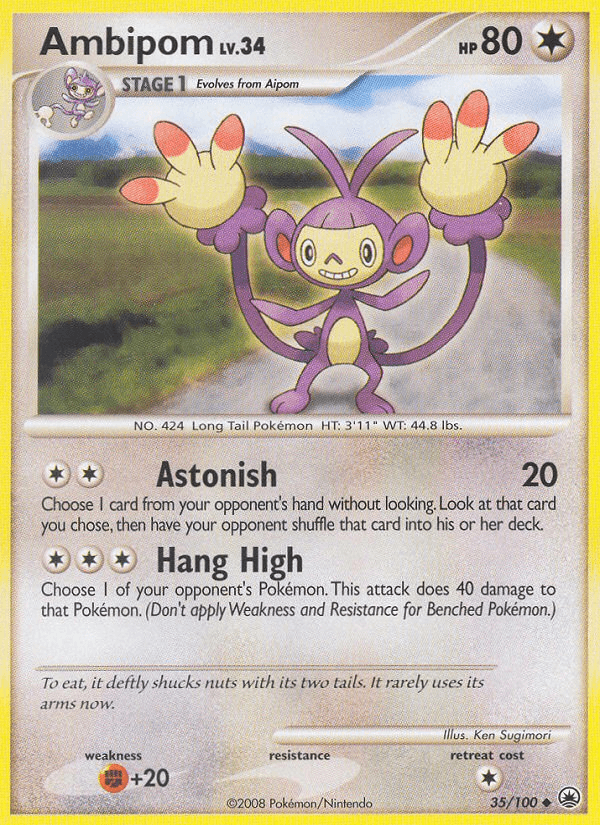 Ambipom z edície Majestic Dawn, karta č.35